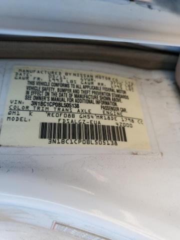2011 NISSAN VERSA S - 3N1BC1CP0BL505138