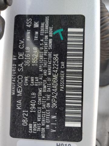 2021 KIA RIO LX - 3KPA24AD6ME422584