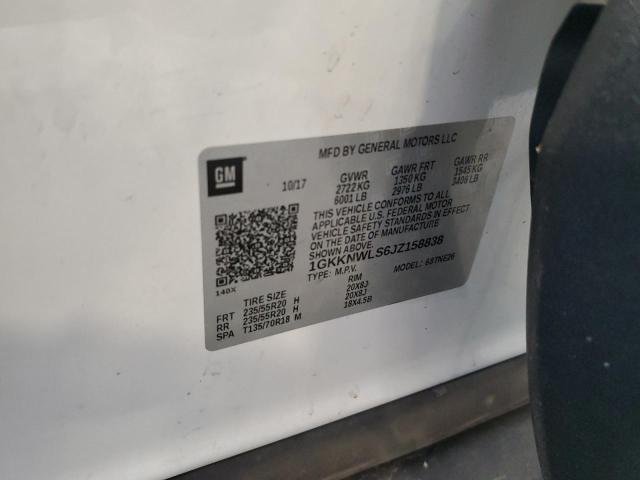 2018 GMC ACADIA SLT - 1GKKNWLS6JZ158838