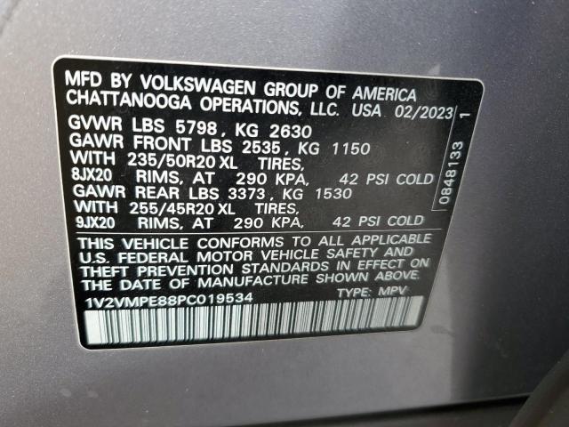 2023 VOLKSWAGEN ID.4 PRO S 1V2VMPE88PC019534