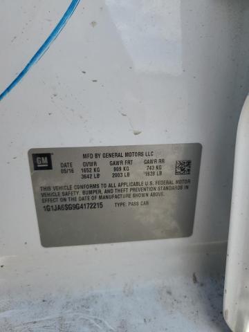 2016 CHEVROLET SONIC LS - 1G1JA6SG9G4172215