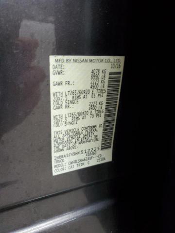 2017 NISSAN TITAN XD S 1N6BA1F45HN512225