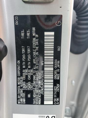 2023 TOYOTA 4RUNNER SE JTENU5JR0P6150598