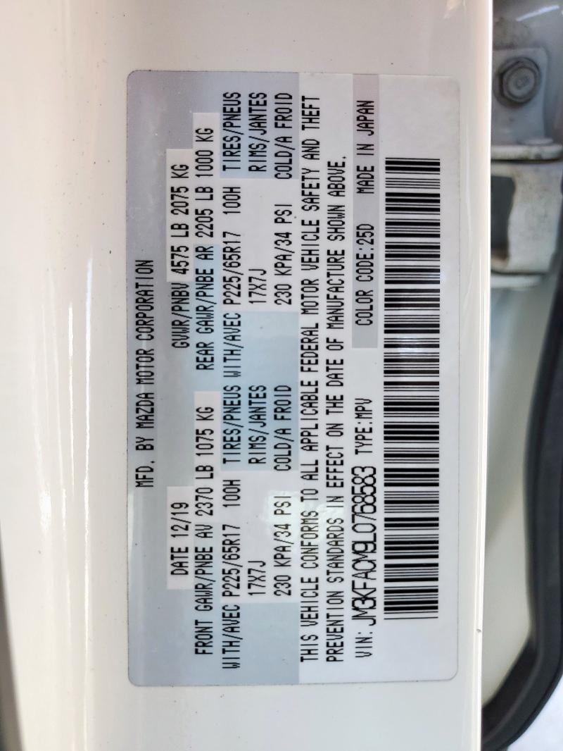 2020 MAZDA CX-5 TOURI - JM3KFACM9L0768583