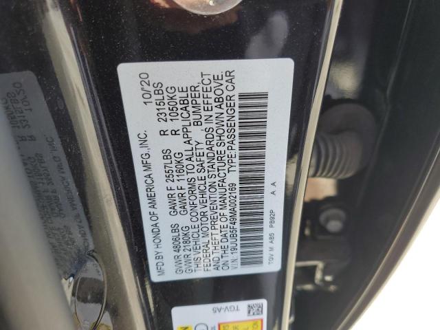 2021 ACURA TLX TECHNO 19UUB5F49MA002169