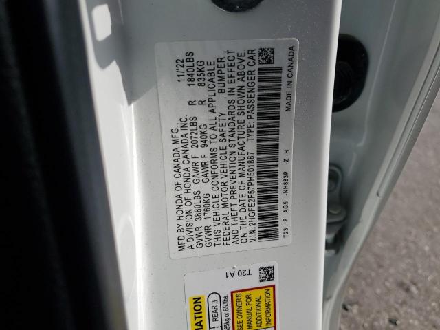 2023 HONDA CIVIC SPOR - 2HGFE2F57PH501887