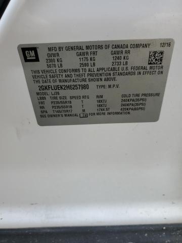 2017 GMC TERRAIN SL - 2GKFLUEK2H6257980