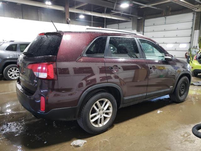 KIA SORENTO LX 2014 maroon 4dr spor gas 5XYKTCA68EG541139 photo #4