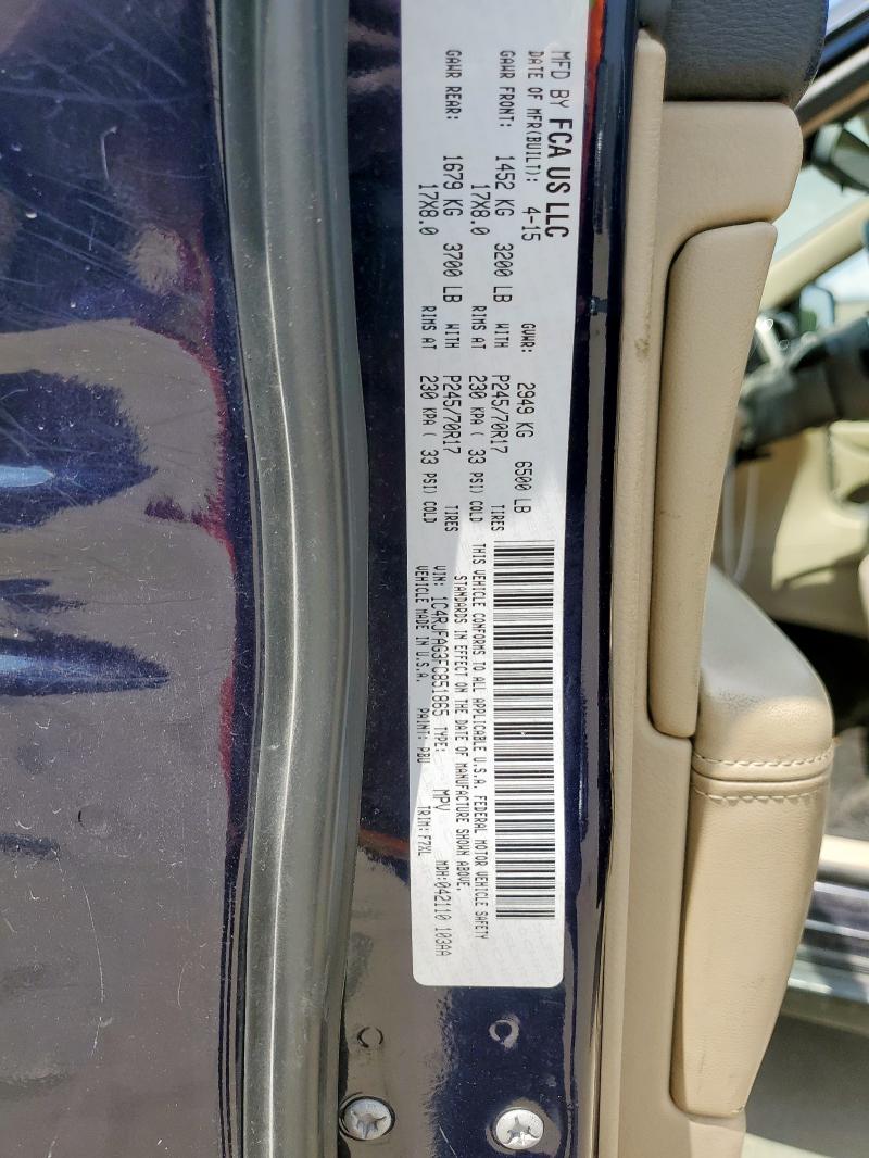 2015 JEEP GRAND CHER 1C4RJFAG3FC851865