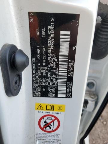 2016 LEXUS NX 200T BA JTJYARBZ1G2048716