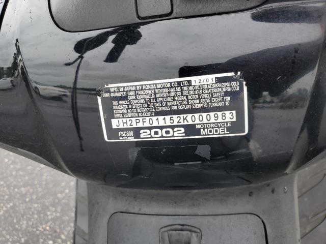 2002 HONDA FSC600 - JH2PF01152K000983