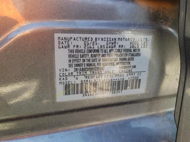 2021 NISSAN SENTRA SV - 3N1AB8CV5MY238347