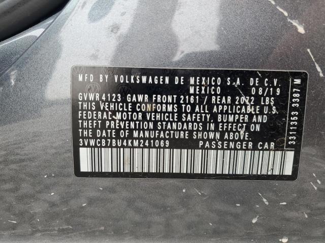 2019 VOLKSWAGEN JETTA S - 3VWCB7BU4KM241069