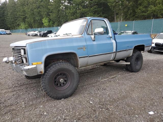CHEVROLET K10 1981 blue  gas 1GCEK14D1BZ116258 photo #1