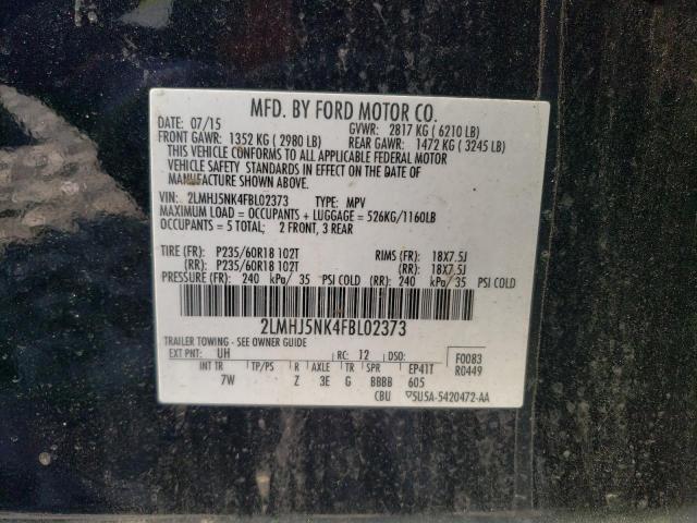 2015 LINCOLN MKT 2LMHJ5NK4FBL02373