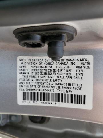 2016 HONDA CR-V SE 2HKRM3H43GH524972