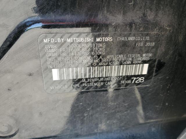 2018 MITSUBISHI MIRAGE GT ML32A5HJ8JH010622