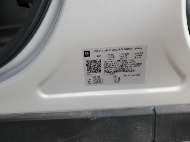 2021 CHEVROLET EQUINOX PR 2GNAXNEV9M6128534