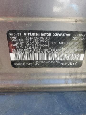 2023 MITSUBISHI OUTLANDER - JA4ARUAU3PU004785