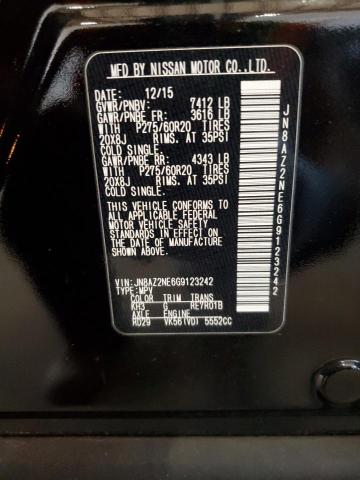 2016 INFINITI QX80 - JN8AZ2NE6G9123242