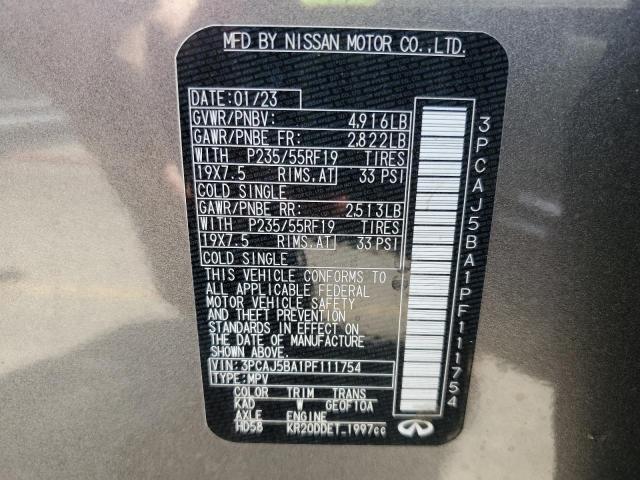 2023 INFINITI QX50 LUXE 3PCAJ5BA1PF111754
