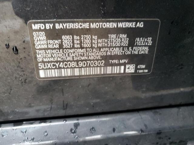 2020 BMW X6 SDRIVE 5UXCY4C08L9D70302