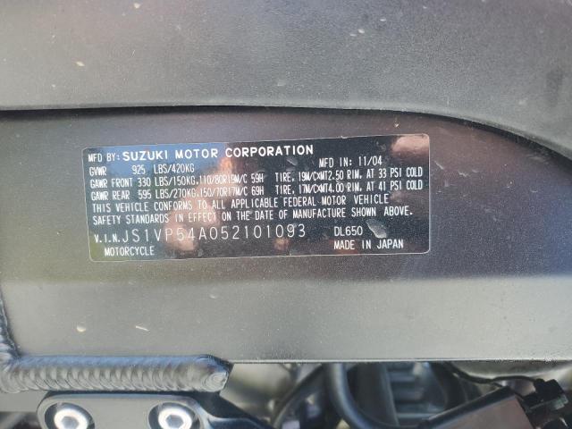 2005 SUZUKI DL650 K JS1VP54A052101093