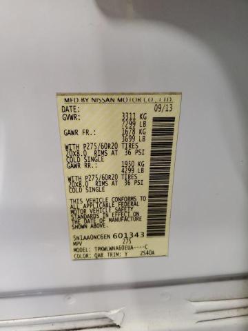 2014 NISSAN ARMADA SV - 5N1AA0NC6EN601343