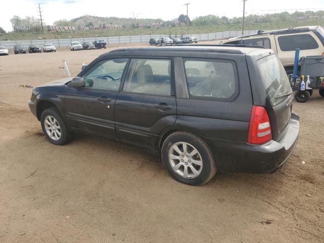 SUBARU FORESTER 2 2005 black  gas JF1SG656X5G704733 photo #3