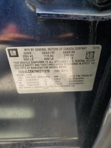 2017 CHEVROLET EQUINOX LT - 2GNALCEK7H6271378