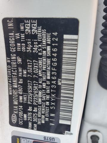 2015 KIA SORENTO LX - 5XYKT3A63FG646124