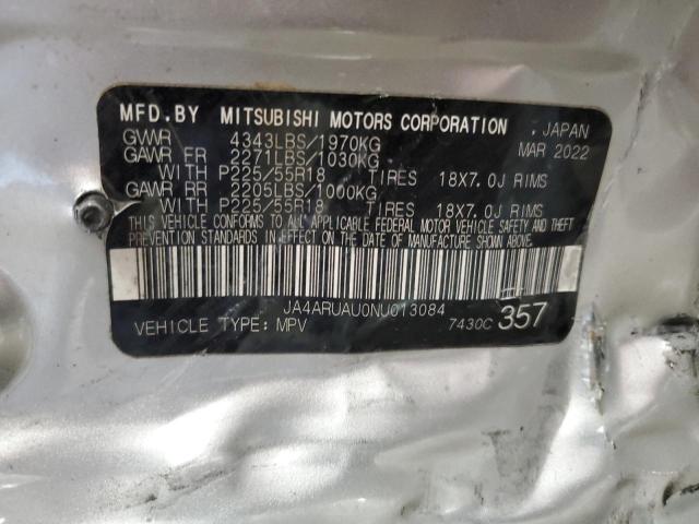2022 MITSUBISHI OUTLANDER - JA4ARUAU0NU013084
