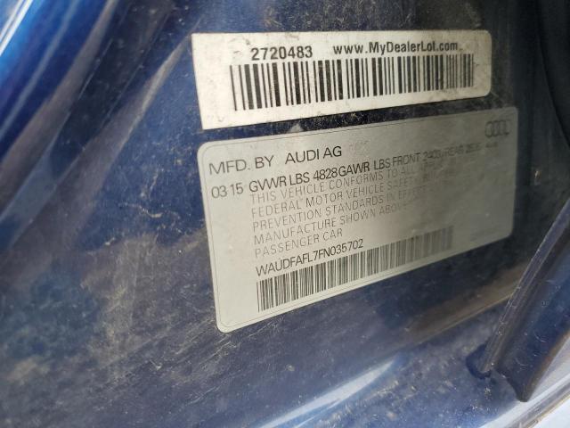 2015 AUDI A4 PREMIUM - WAUDFAFL7FN035702