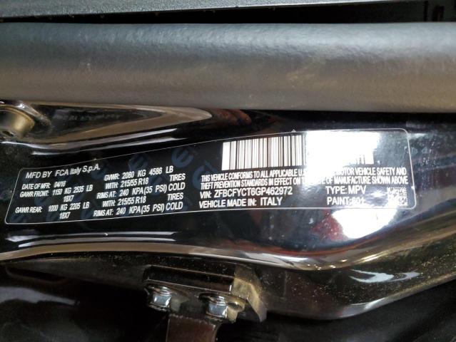 2016 FIAT 500X TREKK - ZFBCFYCT6GP462972