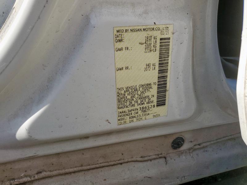 2015 NISSAN ALTIMA 2.5 - 1N4AL3AP4FN386528
