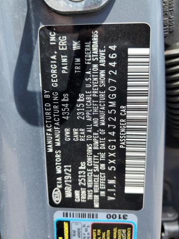 2021 KIA K5 LXS 5XXG14J25MG072464