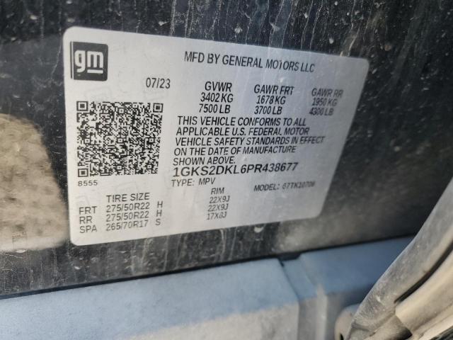 2023 GMC YUKON DENA 1GKS2DKL6PR438677