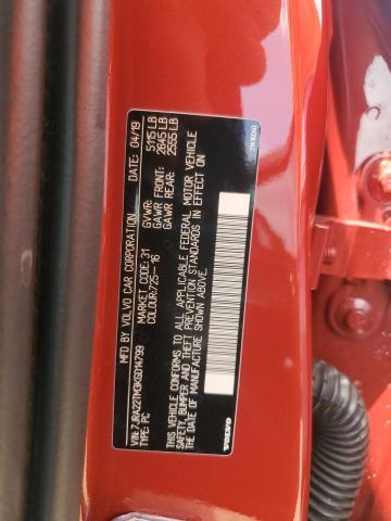 2019 VOLVO S60 T6 R-D 7JRA22TM3KG014799