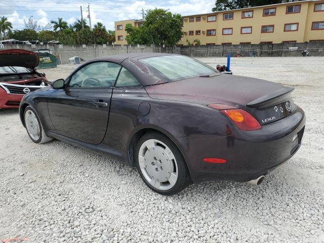 LEXUS SC 430 2002 black  gas JTHFN48Y720002987 photo #3