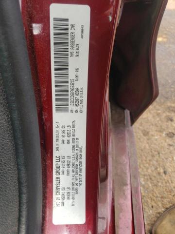 2015 CHRYSLER 200 S 1C3CCCDG8FN523215