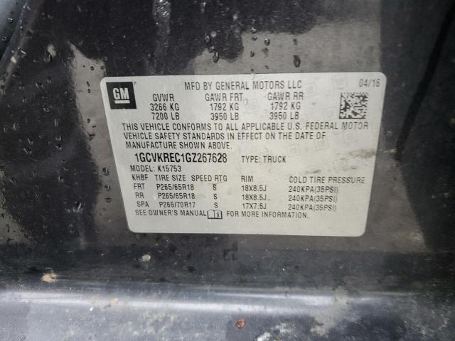 2016 CHEVROLET SILVERADO - 1GCVKREC1GZ267628