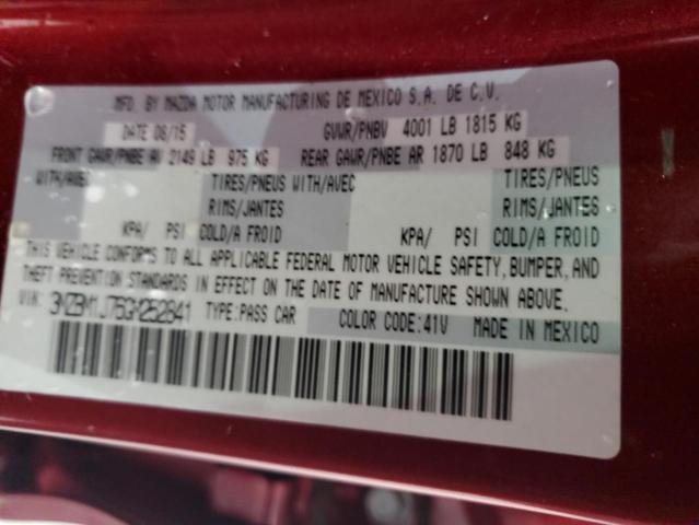 2016 MAZDA 3 SPORT 3MZBM1J76GM252841