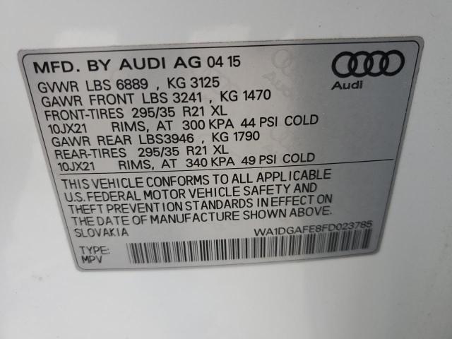 2015 AUDI Q7 PRESTIG - WA1DGAFE8FD023785