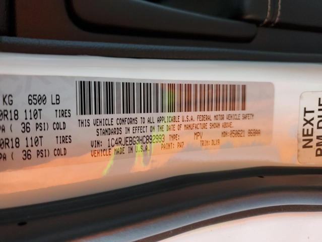 2017 JEEP GRAND CHER - 1C4RJEBG3HC892993