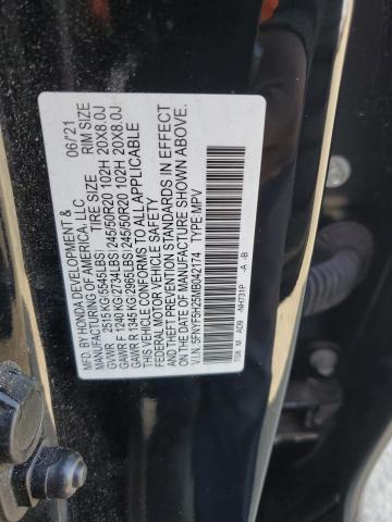 2021 HONDA PILOT SE 5FNYF5H25MB042174
