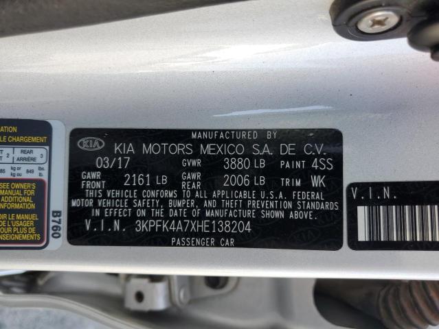 2017 KIA FORTE LX - 3KPFK4A7XHE138204