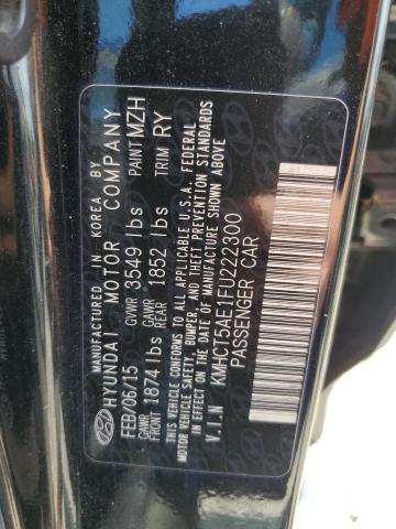 2015 HYUNDAI ACCENT GS KMHCT5AE1FU222300