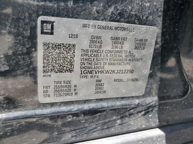 2019 CHEVROLET TRAVERSE L 1GNEVHKW2KJ212250