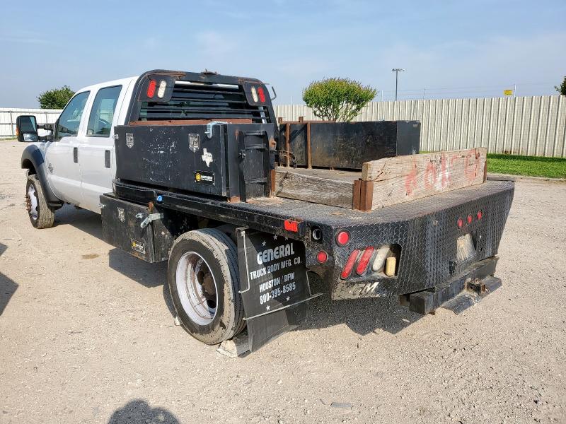 FORD F450 SUPER 2016 white crew cha diesel 1FD0W4GT6GEB01140 photo #3