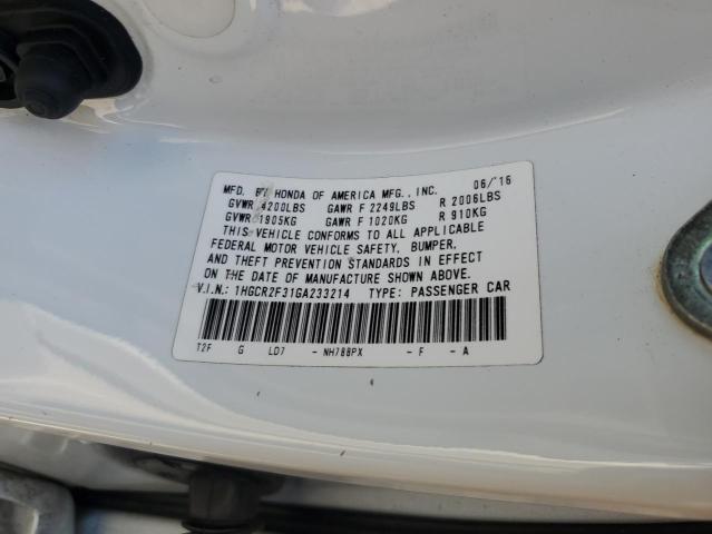 2016 HONDA ACCORD LX - 1HGCR2F31GA233214